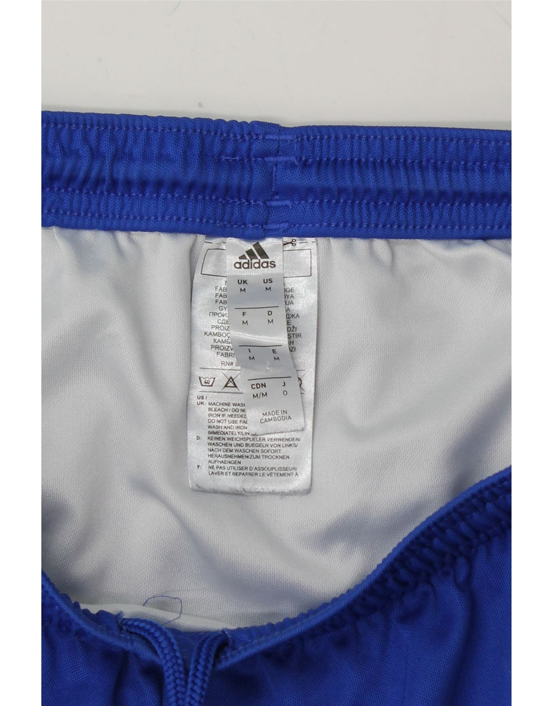 ADIDAS Mens Aeroready Sport Shorts Medium  Blue Polyester Vintage Adidas and Second-Hand Adidas from Messina Hembry 
