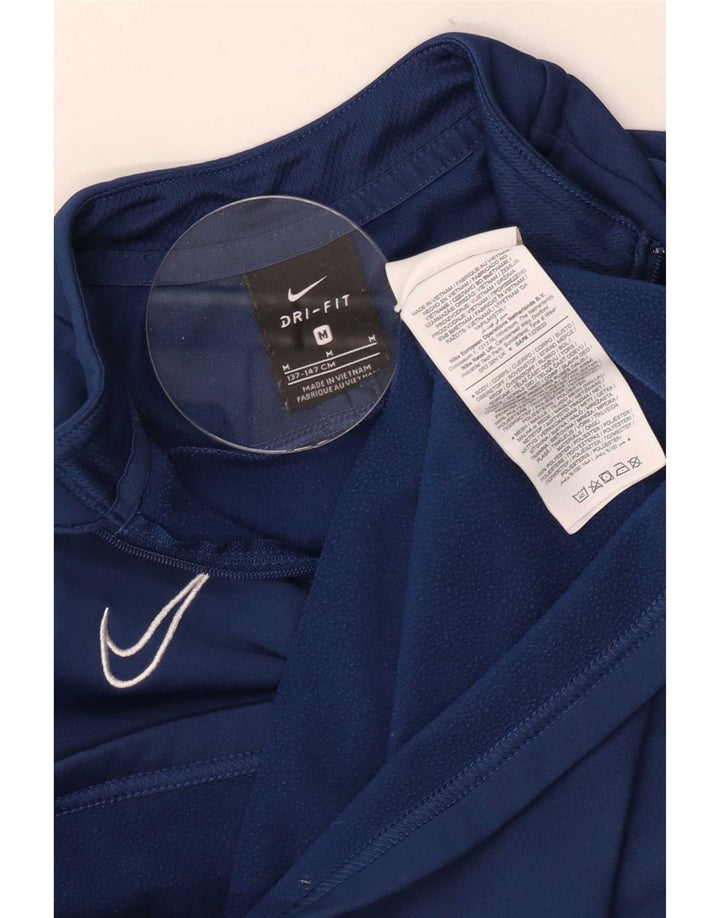 Nike Dri Fit Pullover-Trainingsanzugoberteil für Jungen, 10–11 Jahre, mittelgroß, Marineblau