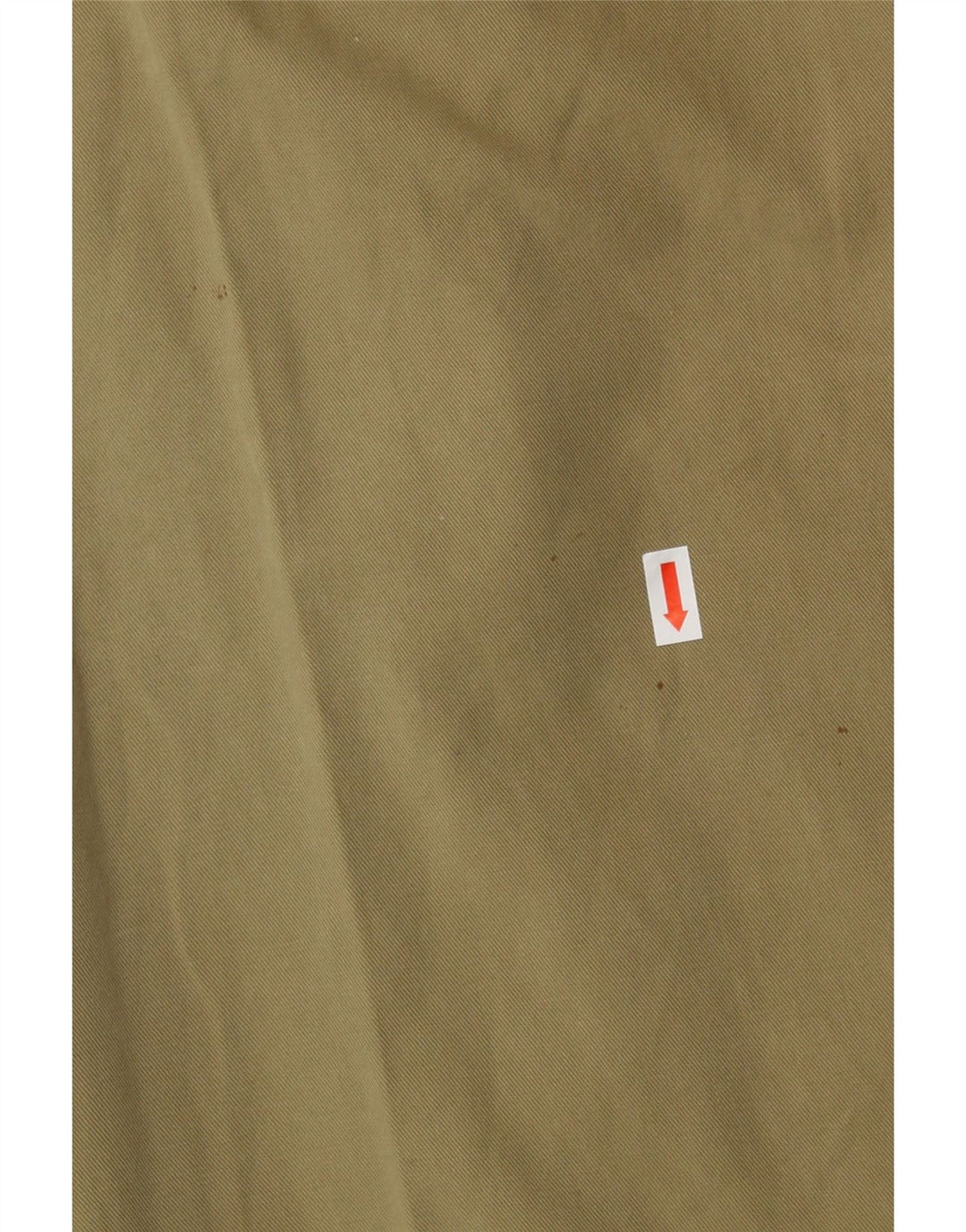 VINTAGE Damen Cullotes Bermuda Shorts W24 XS Khaki Baumwolle