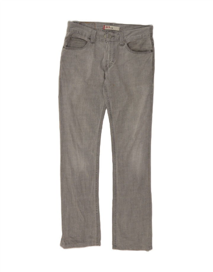 LEVI'S Mens 511 Slim Jeans W32 L34 Grey Cotton Vintage Levi's and Second-Hand Levi's from Messina Hembry 