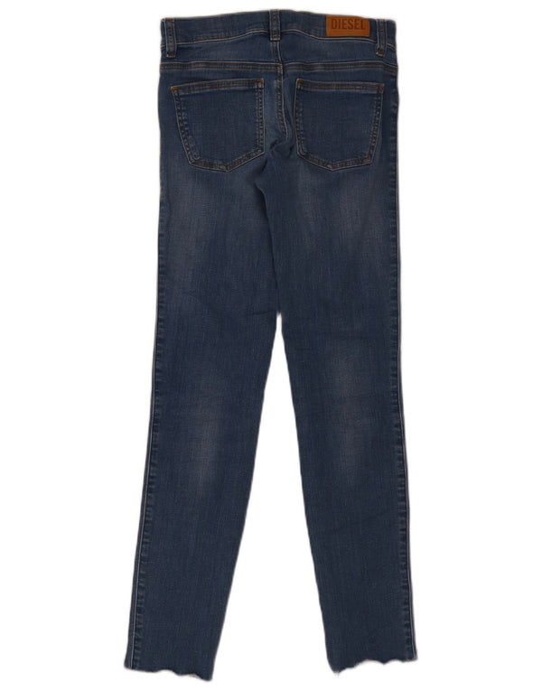 Diesel Röhrenjeans für Mädchen, 15–16 Jahre, W26, L28, blaue Baumwolle
