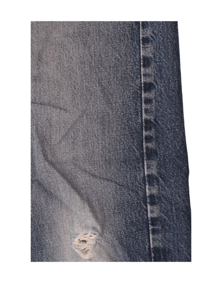 Lee Herren Straight Jeans W33 L32 Blaue Baumwolle