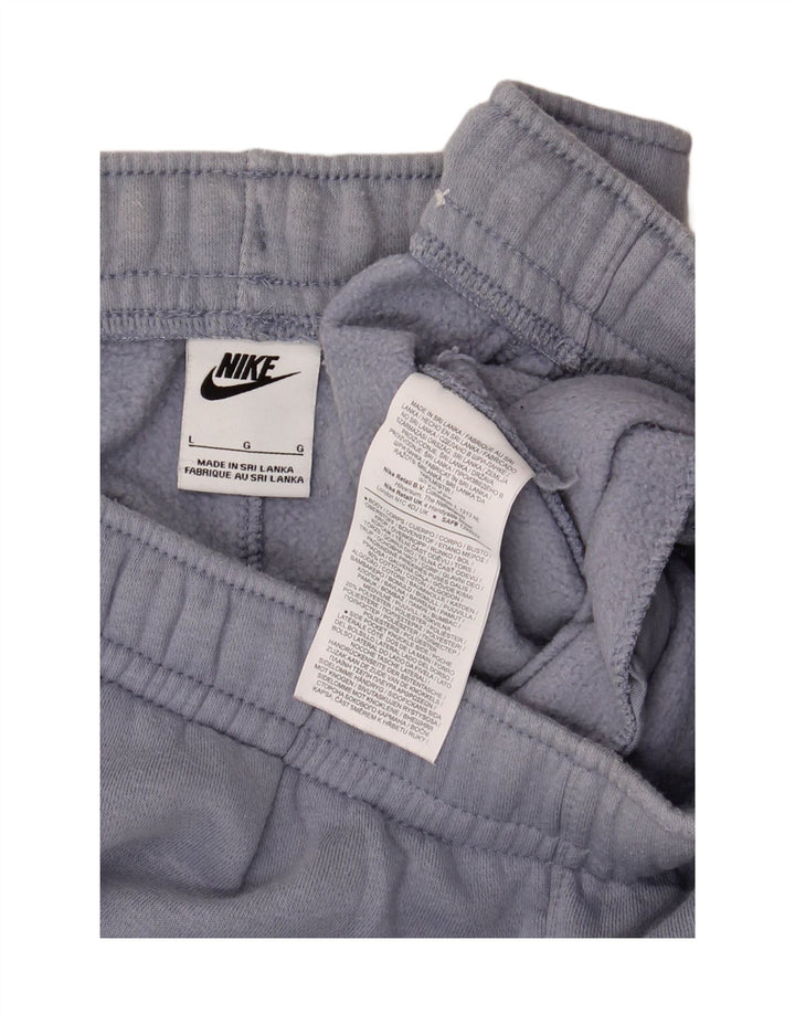 Nike Herren-Trainingshose, Jogginghose, Größe L, Blau, Baumwolle