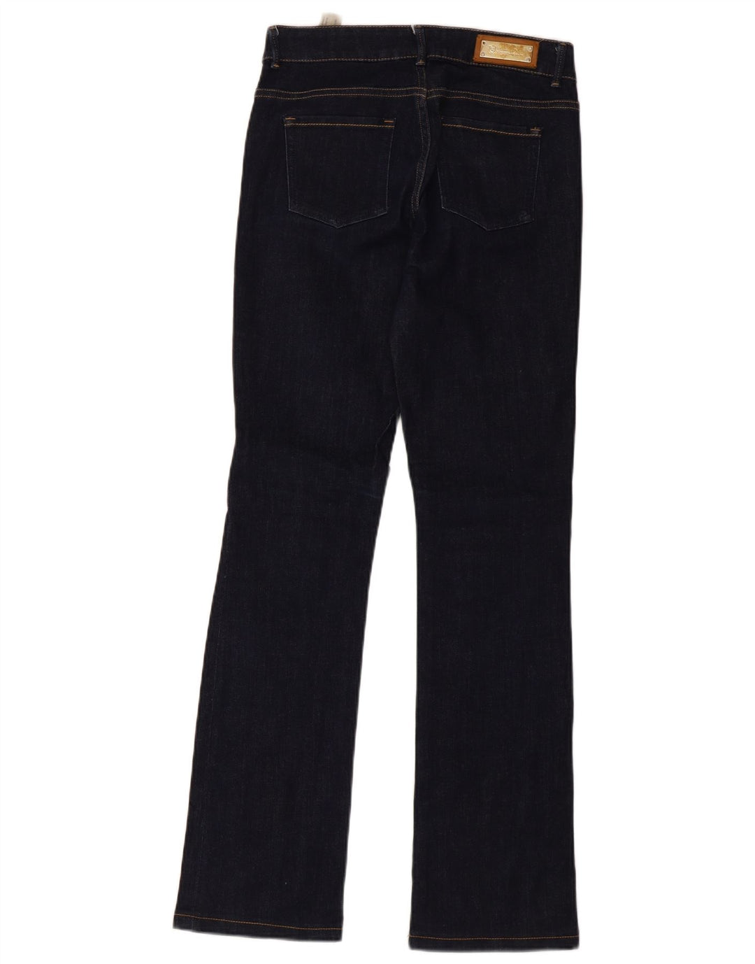 Massimo Dutti Damen Bootcut Jeans EU 36 XS W26 L31 Marineblaue Baumwolle