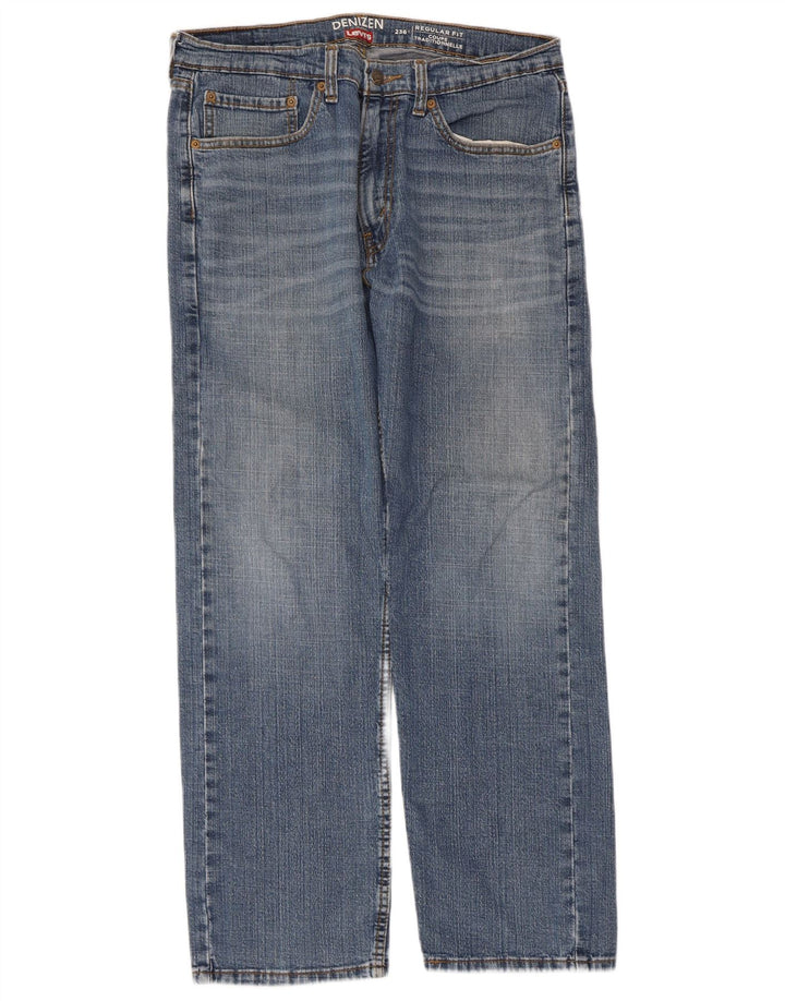 Levi's Damen Denizen Regular Fit Straight Jeans W34 L30 Blau