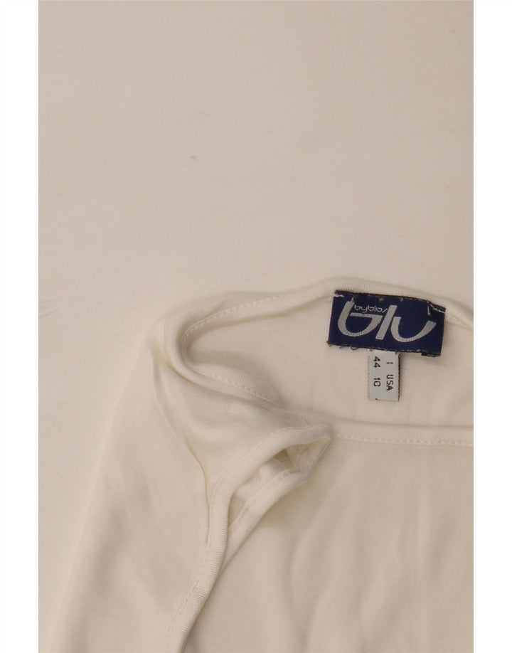 Byblos Damen Weste Top IT 44 Medium Weiß