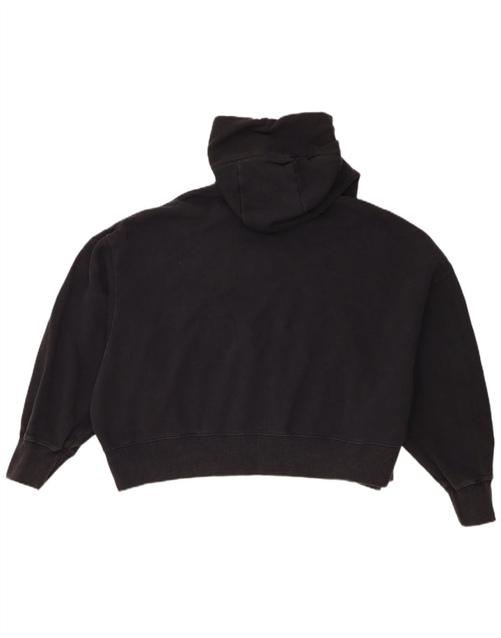 Nike Damen-Pullover mit übergroßem Kapuzenpullover, Gr. 14, mittelschwarz, Baumwolle