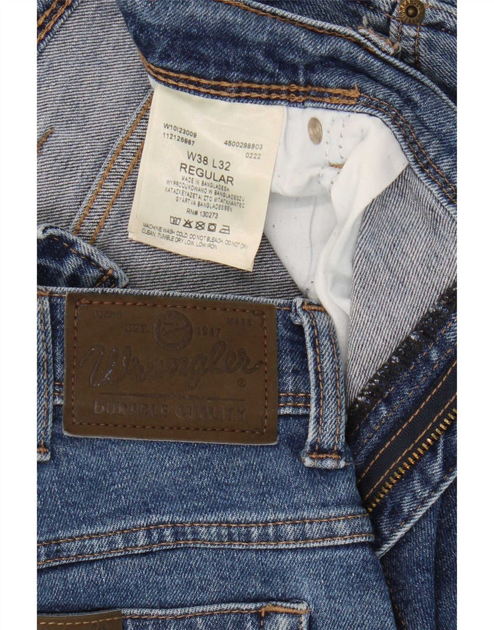 Wrangler Herren-Jeans mit normaler Passform, gerade Passform, W38, L32, Blau, Baumwolle