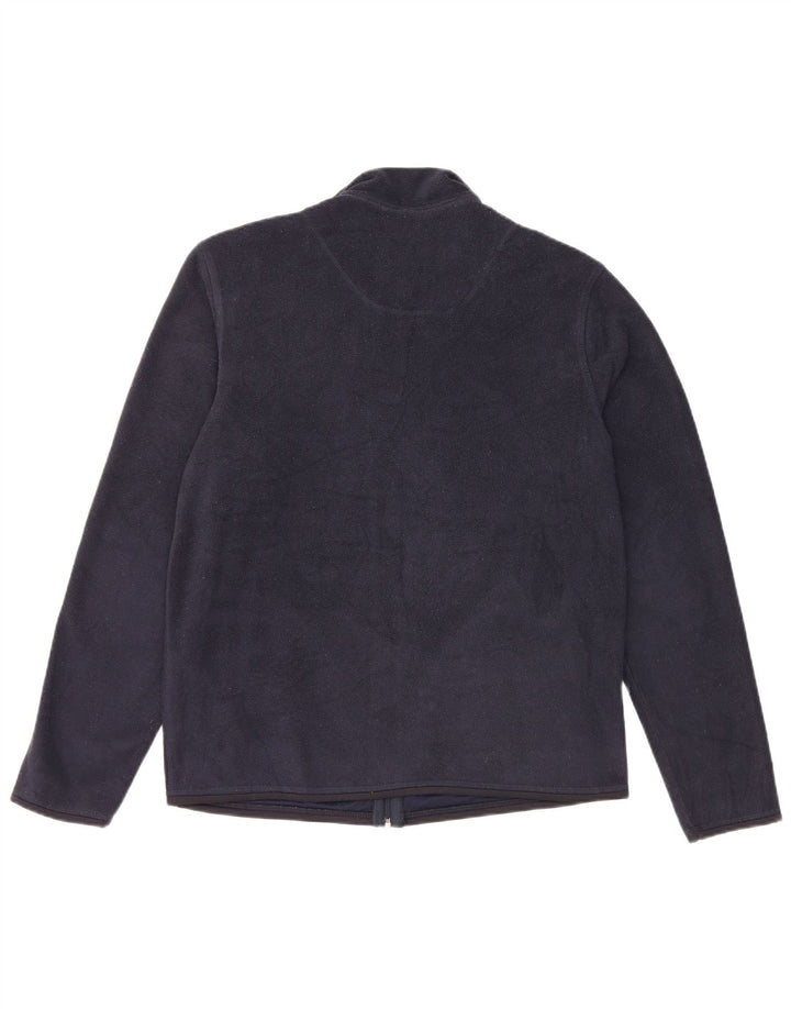 Marks & Spencer Herren Fleecejacke UK 36 Small Marineblau Polyester