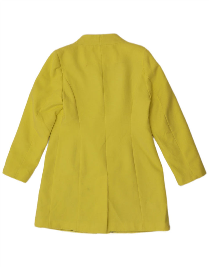 Marks & Spencer Damen 4-Knopf-Longline-Blazerjacke UK 12 Mittelgelb