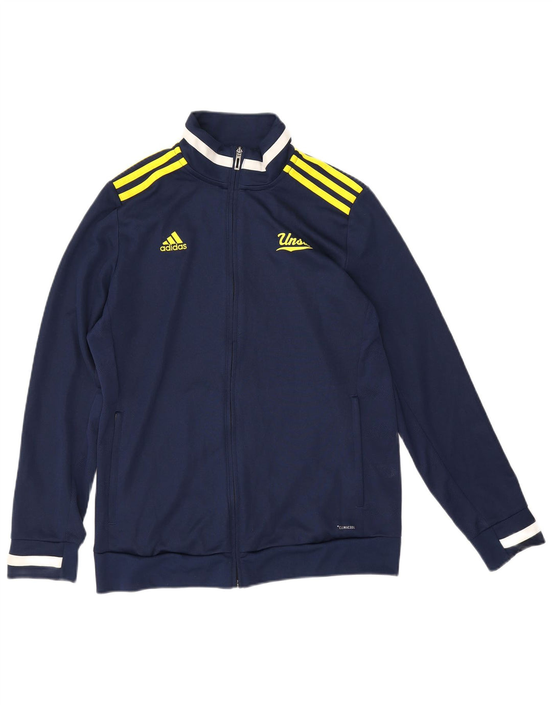 Adidas Herren Climacool Trainingsanzug-Top-Jacke, groß, Marineblau, Farbblock