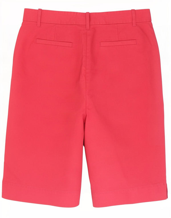 Marks & Spencer Damen Chinoshorts UK 14 Large W32 Rosa Baumwolle