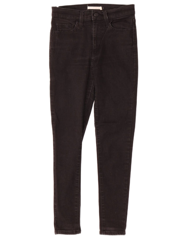 Levi's Damen 720 High Rise Super Skinny Jeans W27 L27 Schwarz