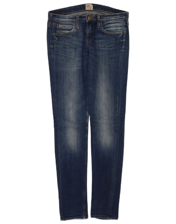 Lee Damen Lynn Skinny Jeans W27 L33 Blaue Baumwolle