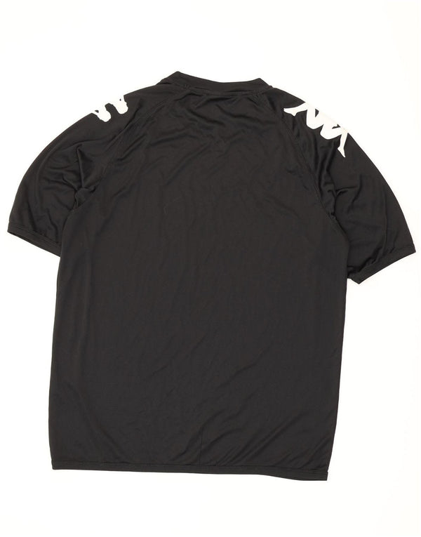 Kappa Herren Grafik T-Shirt Top XL Schwarz