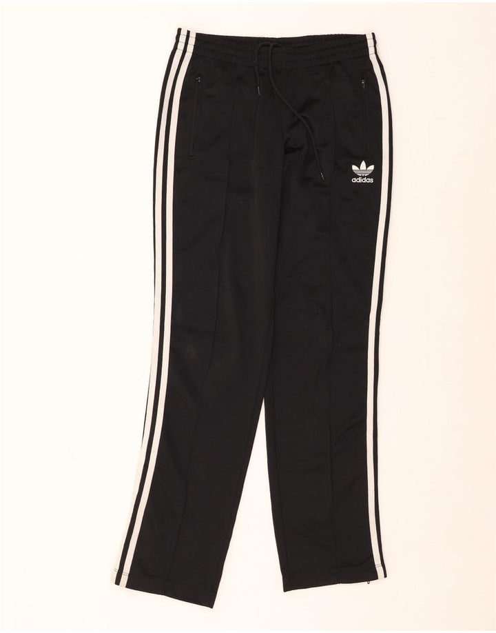 ADIDAS Damen Trainingshose UK 8 Small Schwarz Polyester