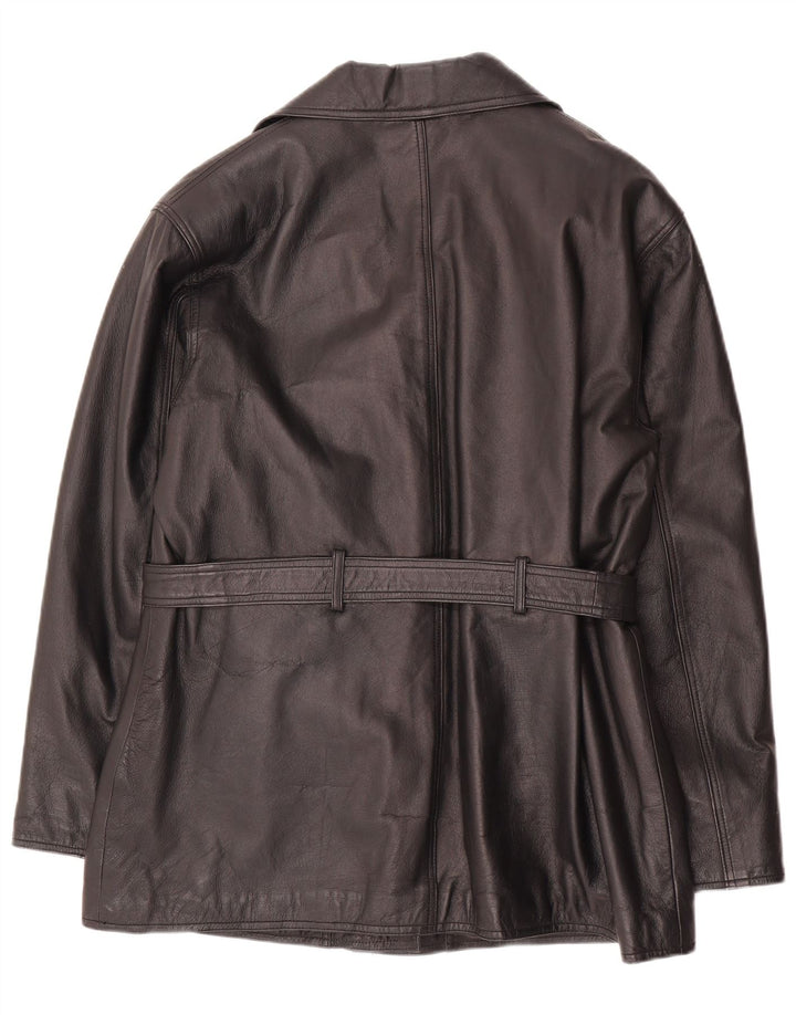 Canda Damen Lederjacke UK 16 Großes schwarzes Leder