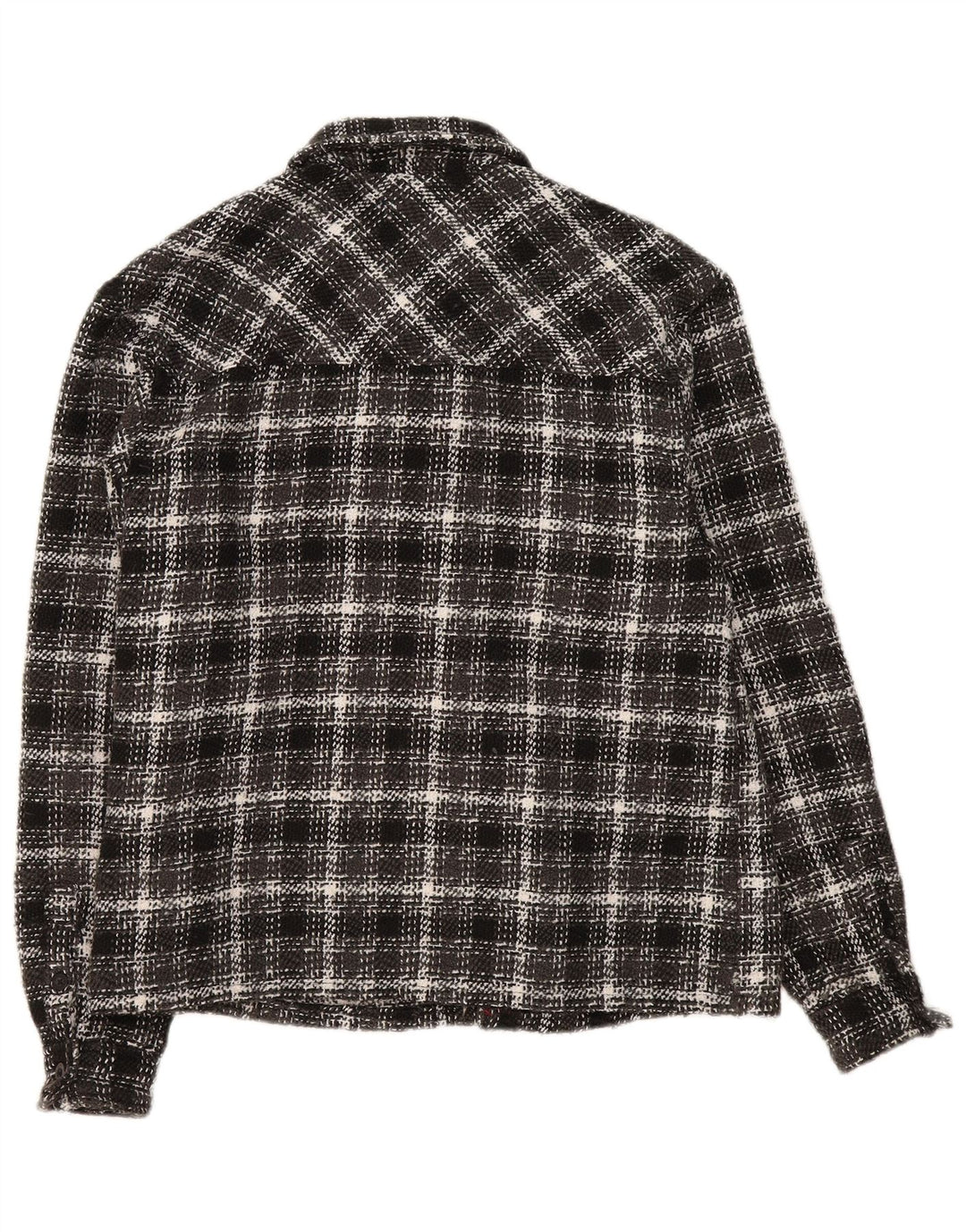 Karl Kani Herren-Flanellhemd, mittelschwarz, kariert, Polyester