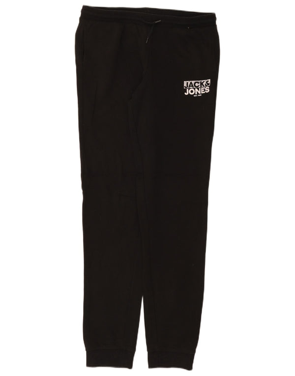 Jack & Jones Jungen-Trainingshose mit grafischem Muster, 15–16 Jahre, Schwarz