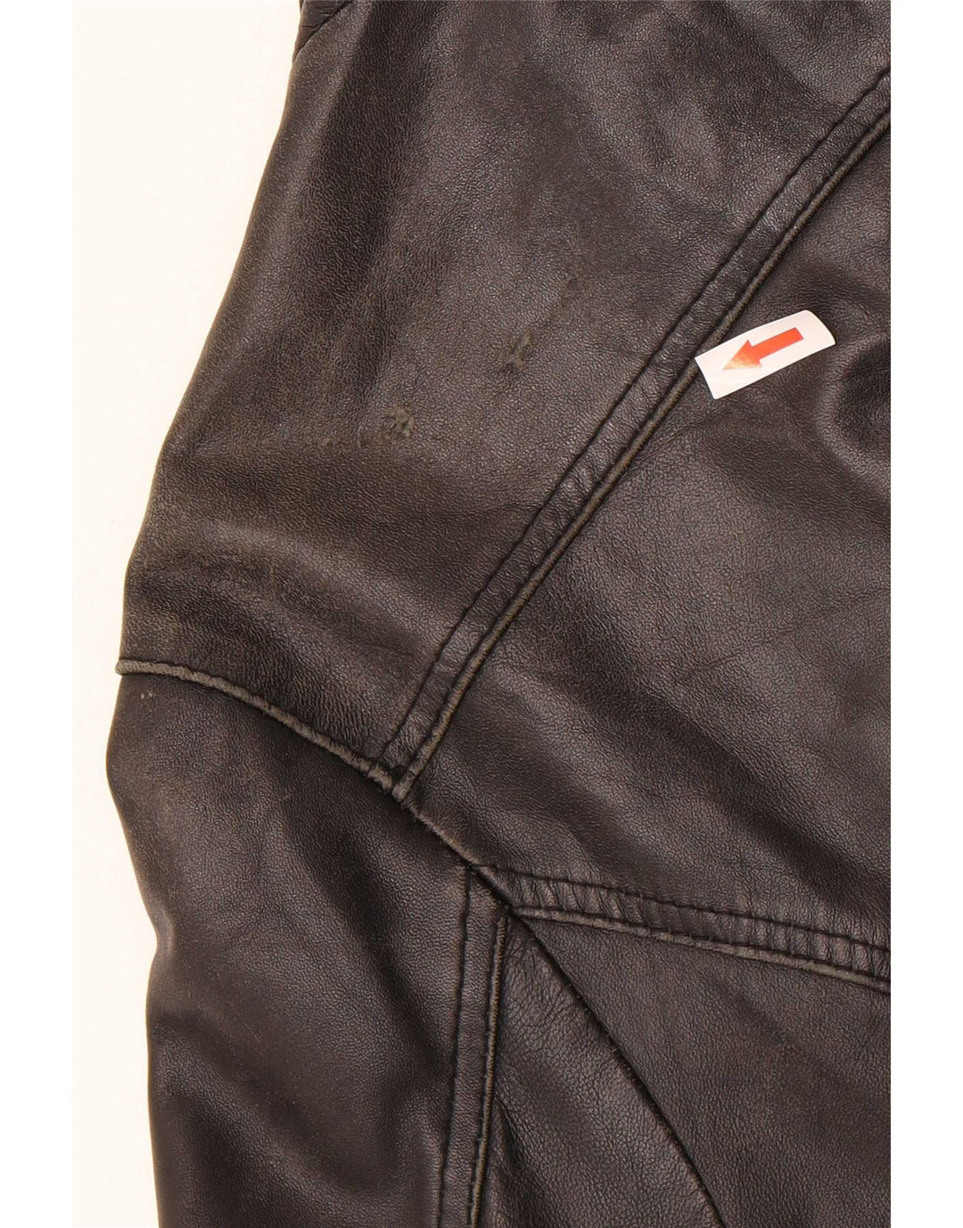 C.D.P. Herren Lederjacke IT 46 Small Schwarz