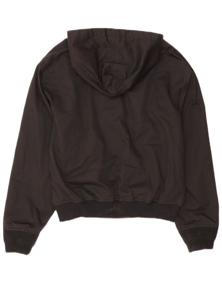 Brandit Damen Bomberjacke mit Kapuze, UK 16, Größe L, Schwarz, Polyester