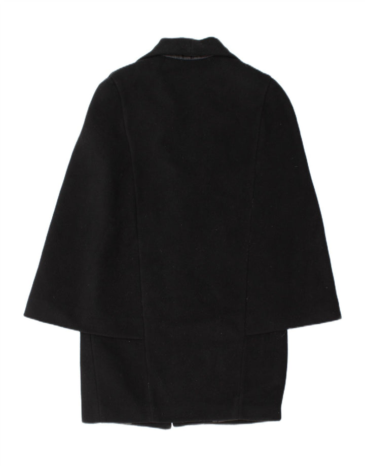 MISS SIXTY Womens Overcoat UK 10 Small Black Wool Vintage Miss Sixty and Second-Hand Miss Sixty from Messina Hembry 