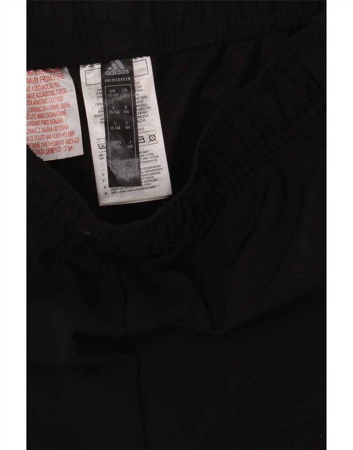 Adidas Sportshorts für Jungen, 13–14 Jahre, schwarzes Polyester