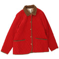 Übergroße Steppjacke für Damen von Orvis, UK 16, Größe L, Rot, Polyester