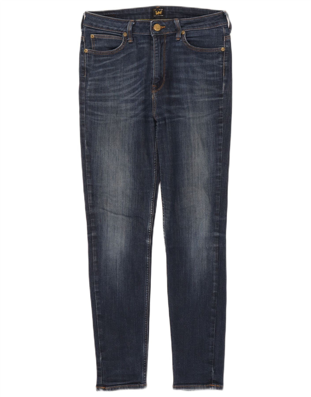 Lee Damen Skinny Jeans W30 L27 Blaue Baumwolle