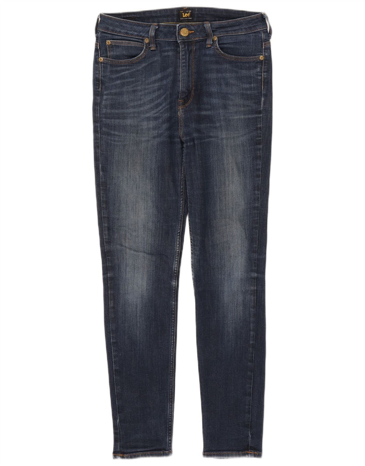 Lee Damen Skinny Jeans W30 L27 Blaue Baumwolle