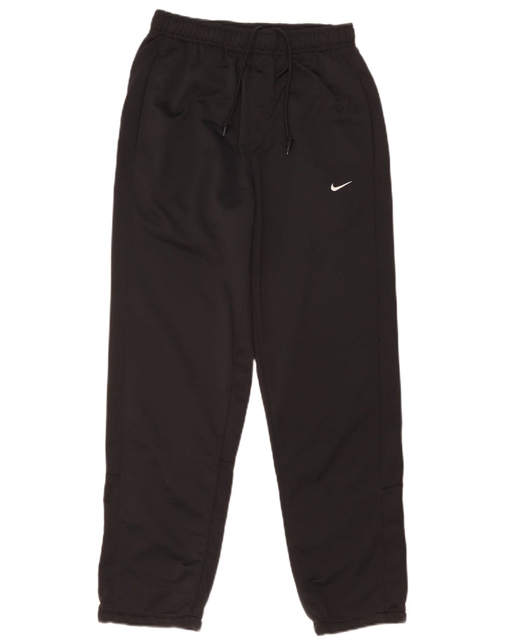 Nike Herren-Trainingshose UK 26/28 Small Schwarz Polyester