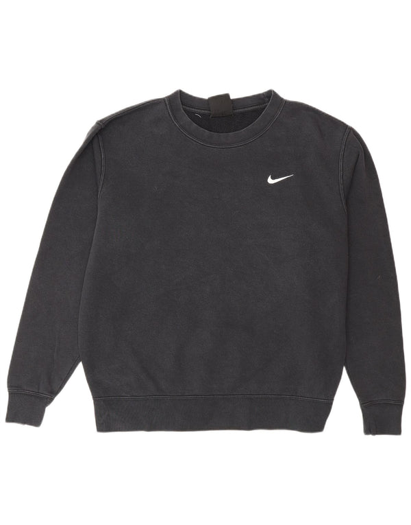 Nike Herren-Sweatshirt-Pullover, mittelschwarz, Baumwolle