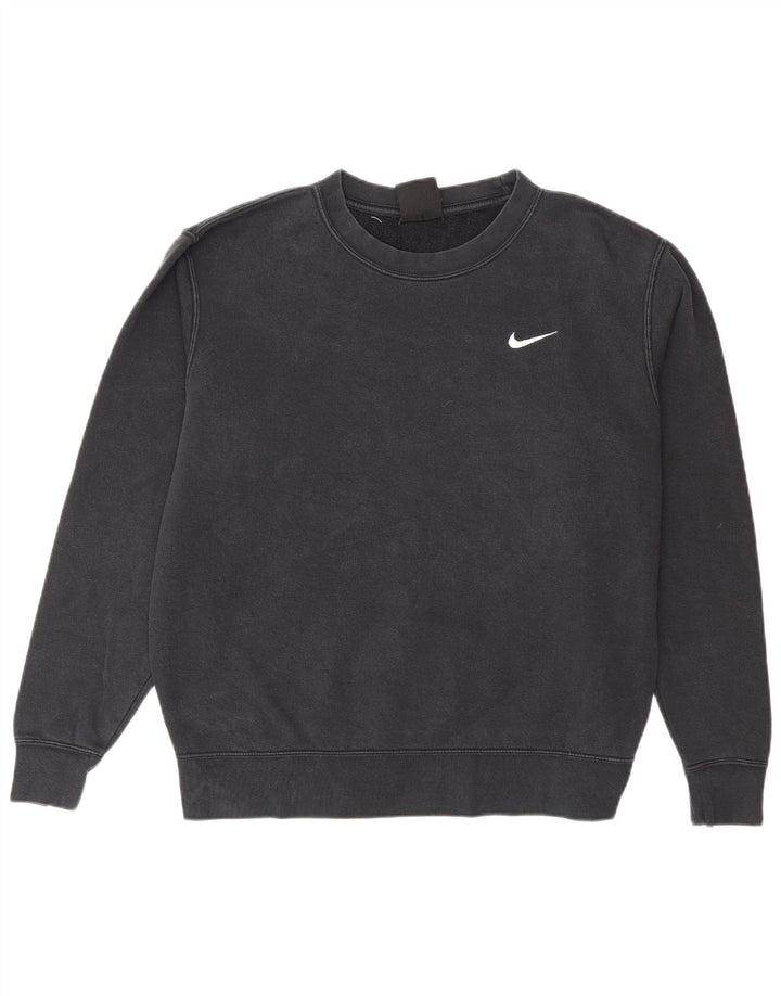 Nike Herren-Sweatshirt-Pullover, mittelschwarz, Baumwolle