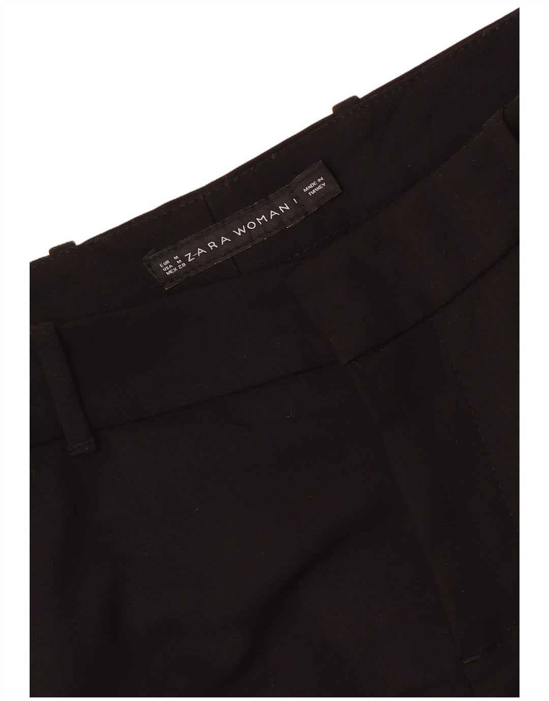 Zara Slim Chino-Hose für Damen, Größe M, W28, L28, Schwarz