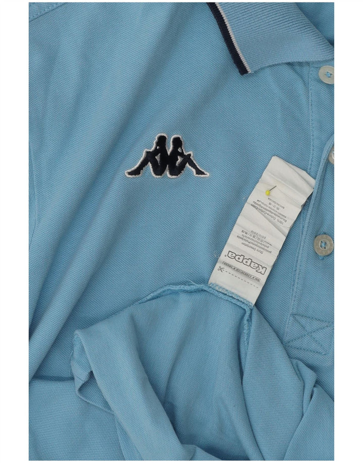 Kappa Herren-Poloshirt aus mittelblauer Baumwolle