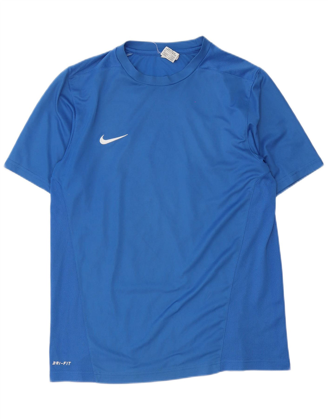 Nike Herren Dri Fit T-Shirt Top UK 39/41 Mittelblau