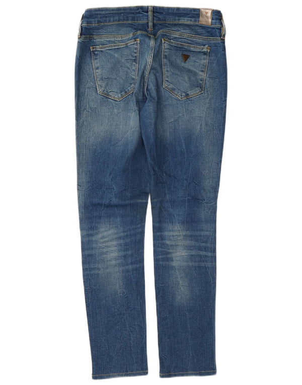 Guess Damen Skinny Jeans W29 L29 Blau