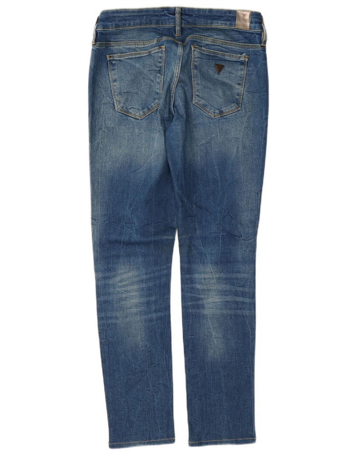 Guess Damen Skinny Jeans W29 L29 Blau