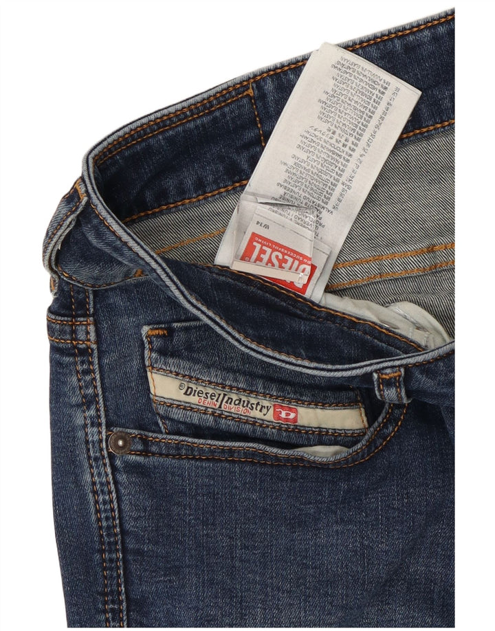 Diesel Herren Thanaz Slim Jeans W34 L27 Blaue Baumwolle