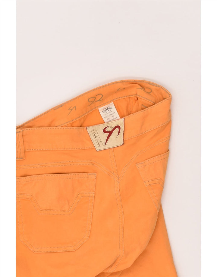 VINTAGE Womens Casual Shorts W34 Large  Orange Cotton | Vintage Vintage | Thrift | Second-Hand Vintage | Used Clothing | Messina Hembry 