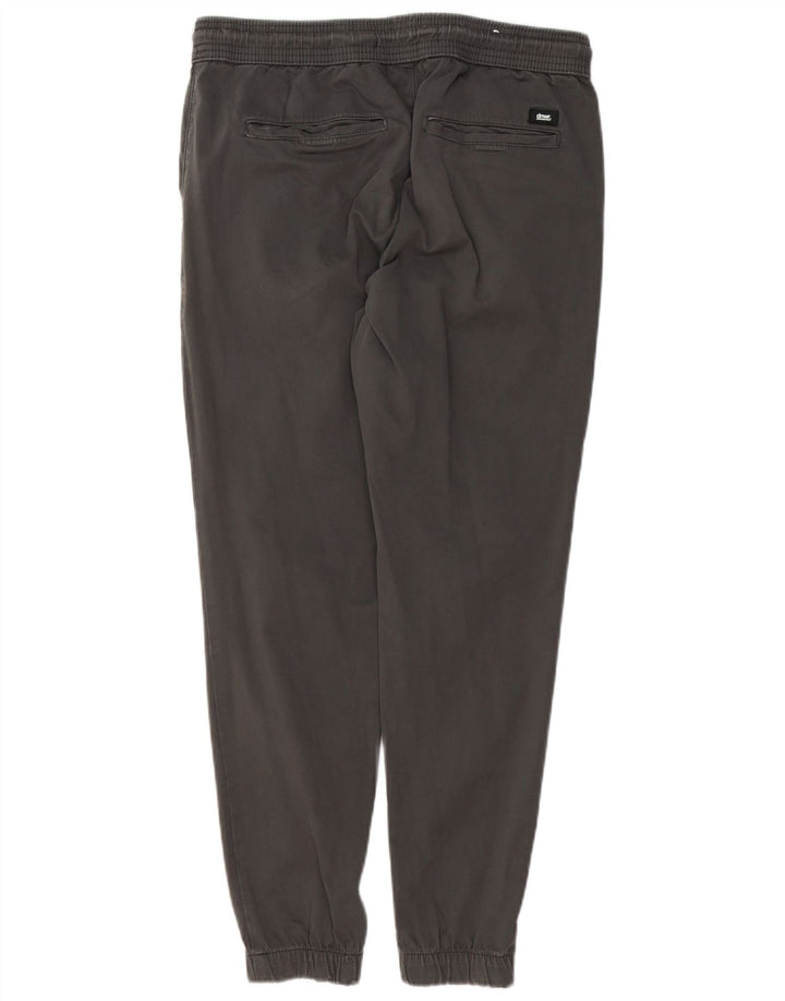 Zara Herren-Jogger-Chinohose, Größe M, W32, L28, Grau, Baumwolle