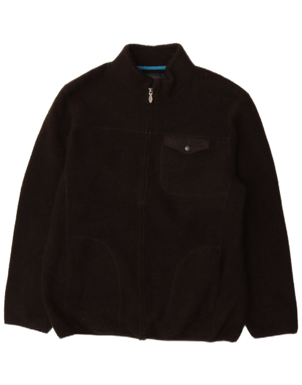 WEIRD FISH Herren Fleecejacke UK 42 XL Schwarz Polyester