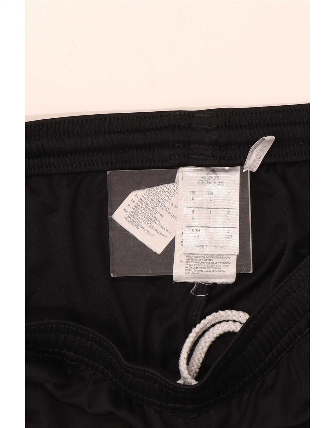 Adidas Herren Climalite Sport Shorts Large Schwarz Colourblock