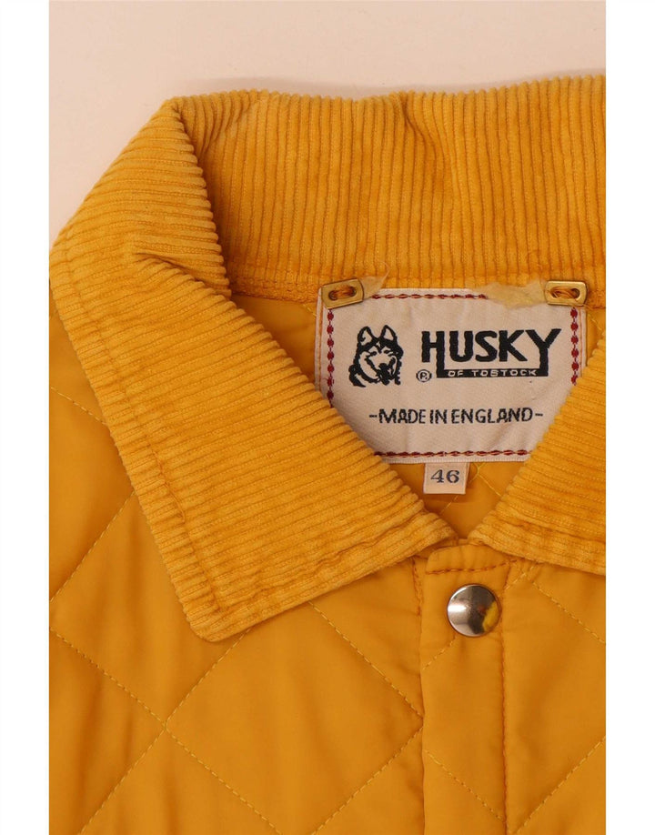 Husky Herren Steppjacke UK 46 3XL Gelb Polyamid
