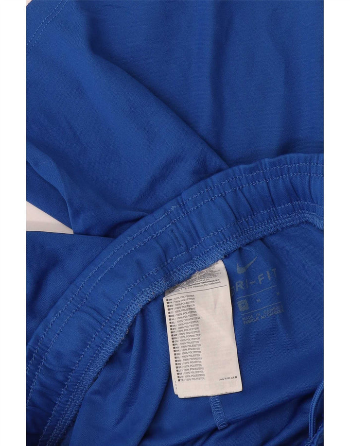 Nike Damen Dri Fit Sport Shorts UK 14 Mittelblaues Polyester