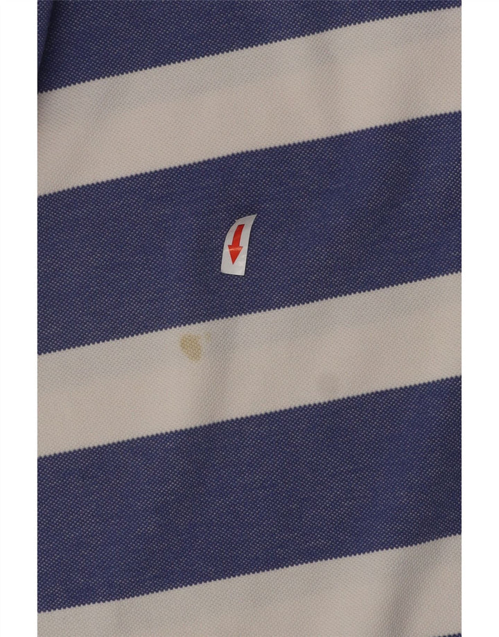 Crew Clothing Herren-Poloshirt, 2XL, blau gestreift, Baumwolle