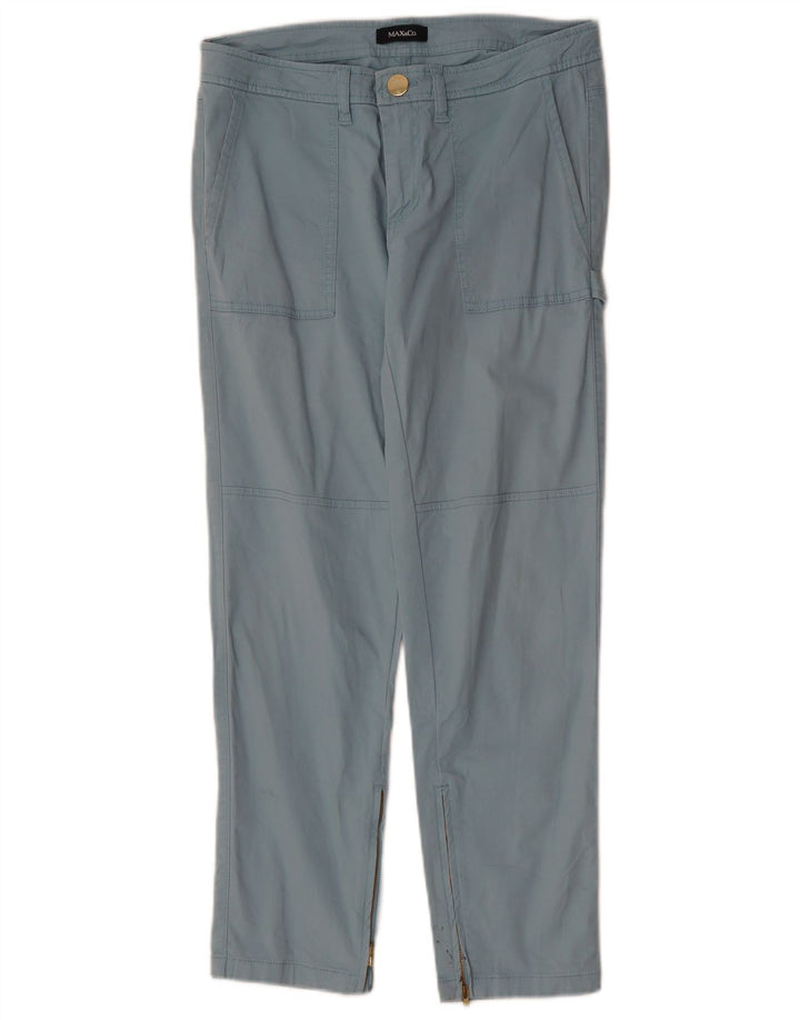 MAX & CO. Gerade Chino-Hose für Damen, W30, L26, Blau