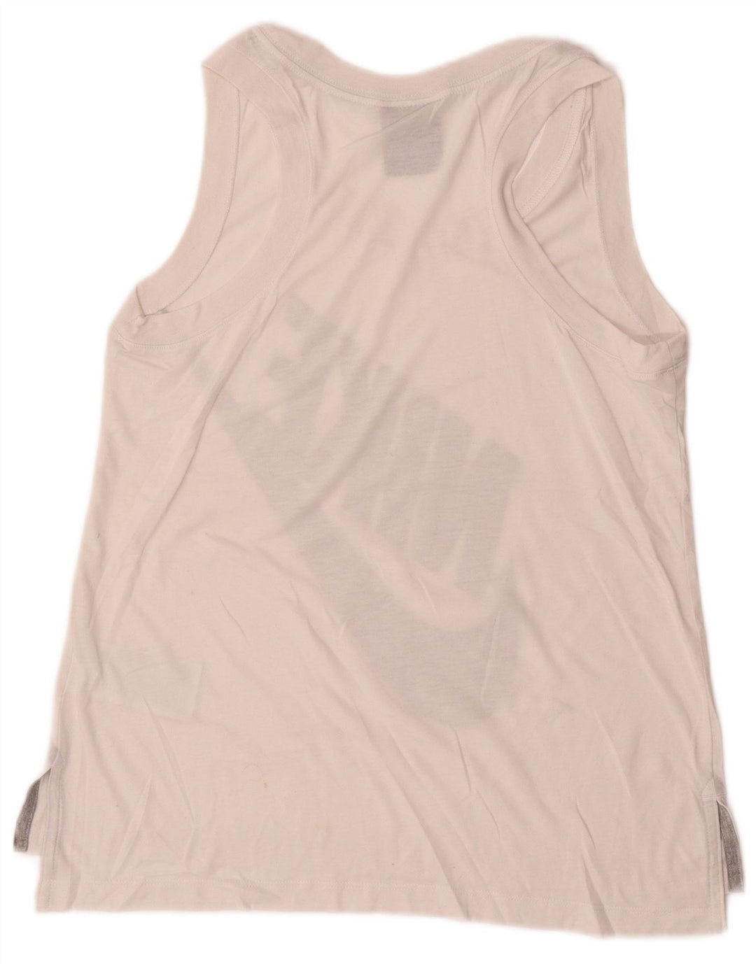 Nike Womens Graphic Vest Top UK 14 Large Weiß Polyester Sport
