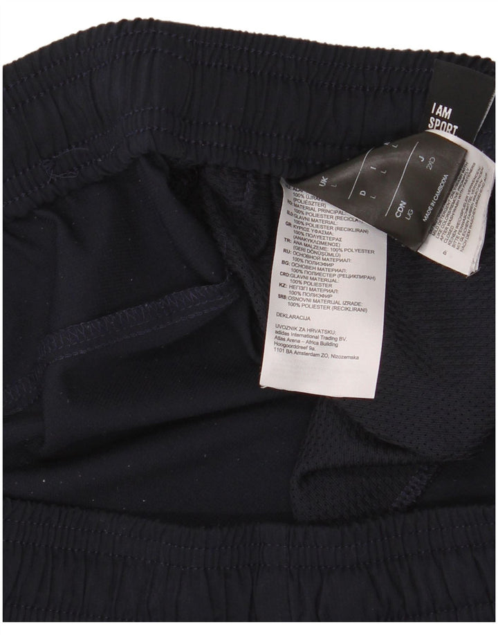 Adidas Herren-Trainingshose, groß, marineblau, Polyester