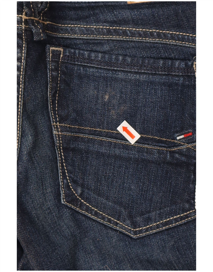 TOMMY HILFIGER Damen Victoria Straight Jeans W29 L32 Blaue Baumwolle